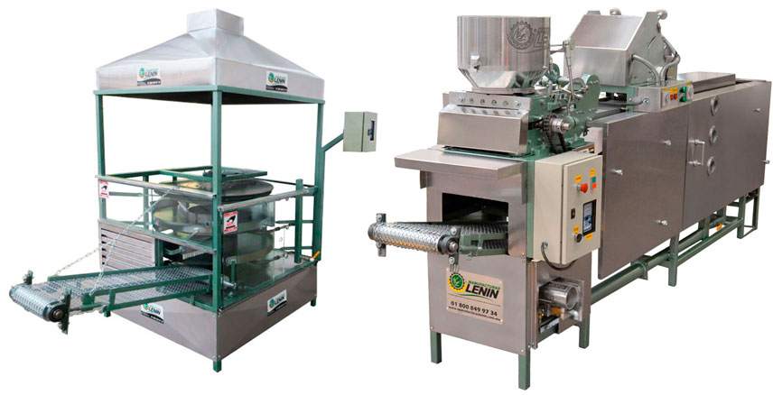 máquinas de maíz y harina